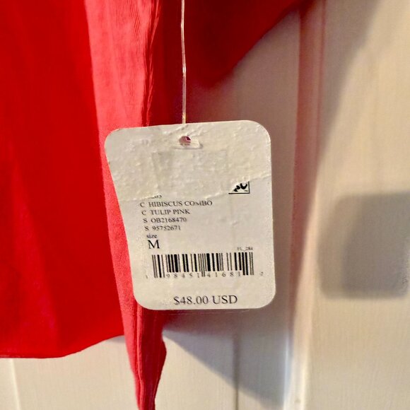 Women’s Free People FP Movement Inspire Logo T-Shirt Hibiscus. Size Medium. NWT - Picture 7 of 8